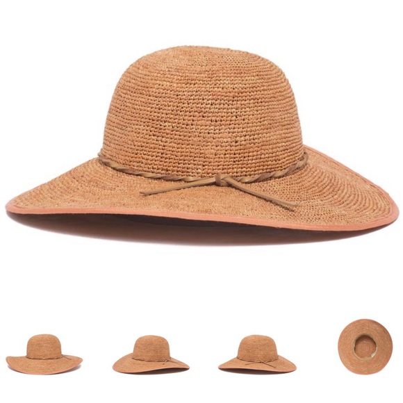 Goorin Bros. Desert Sun Raffia Straw Hat in Coral - Picture 4 of 8